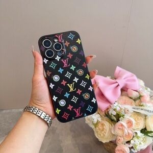 Circle G Black Multicolor Pattern Phone Case